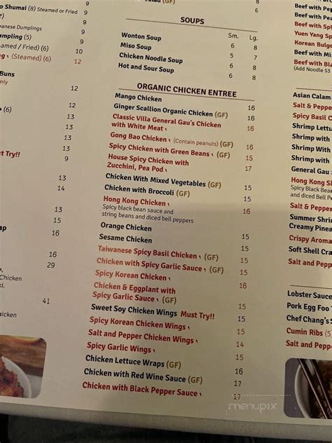 the villa middleton menu|The Villa Menu .